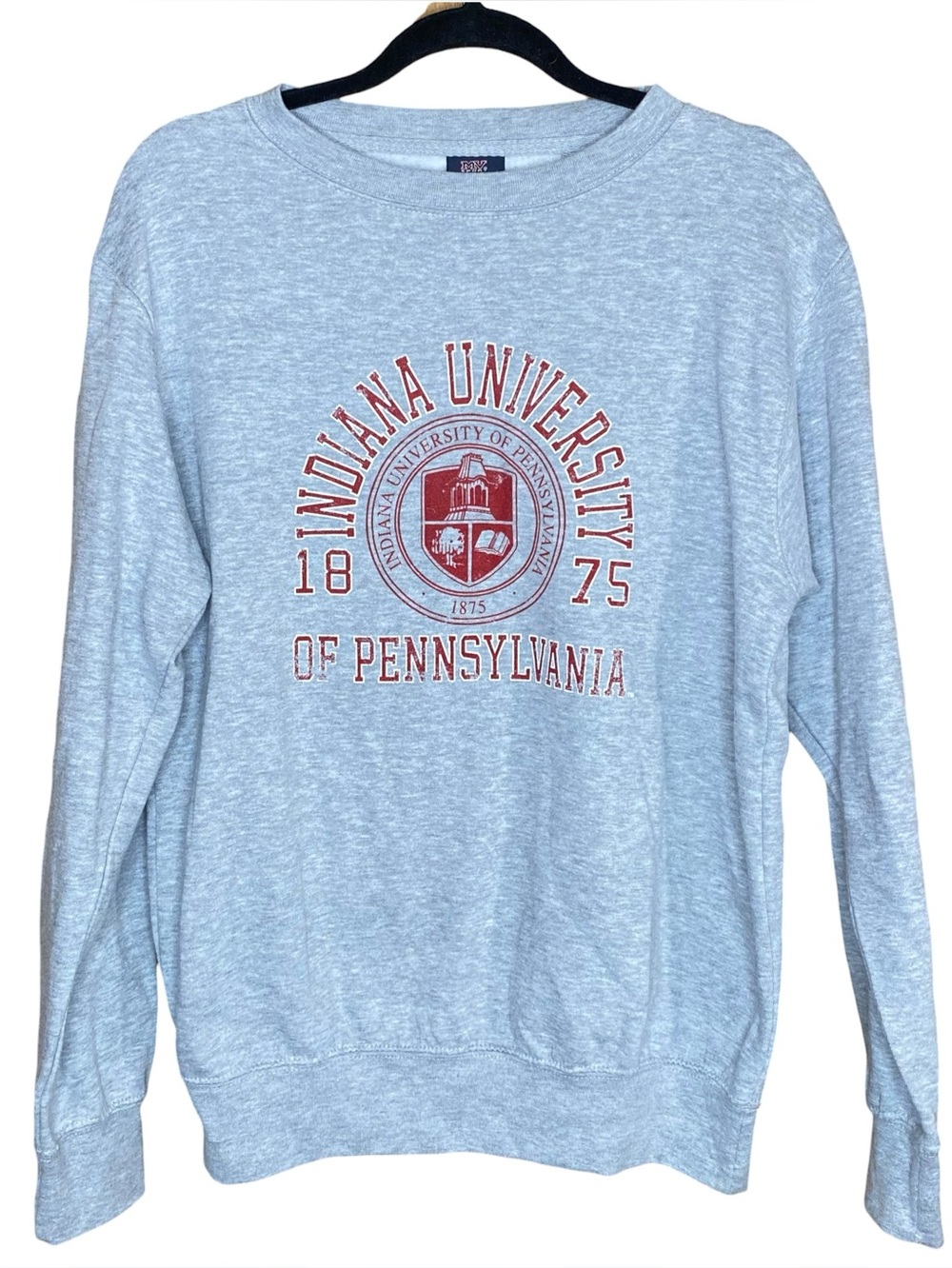 Indiana University of Pennsylvania Sweatshirt Crewneck Collegiate Lightweight SM